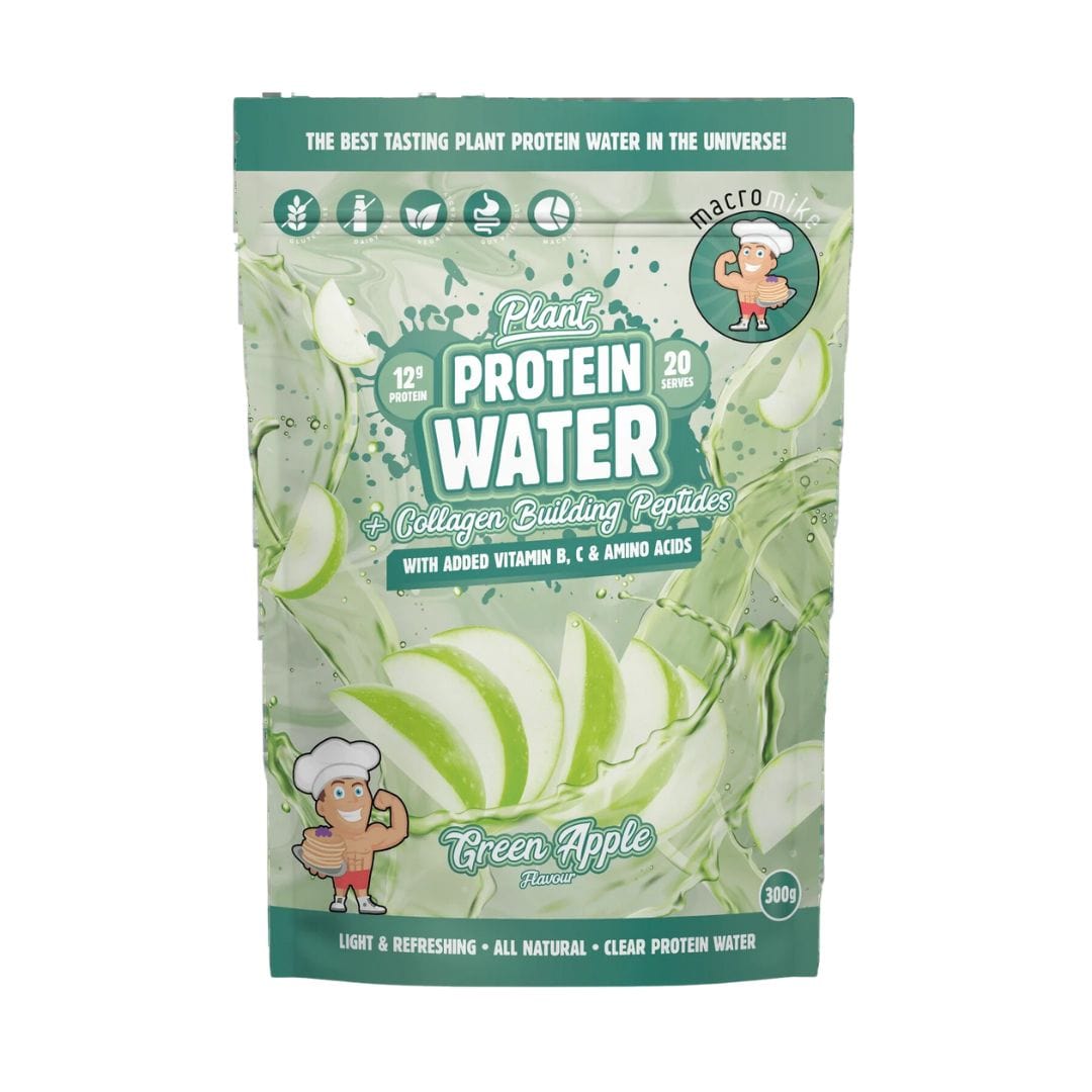Macro Mike Plant Protein Water Apple