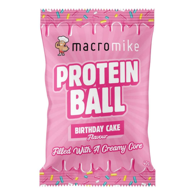 Macro Mike Protein Ball Single / Birthday Cake