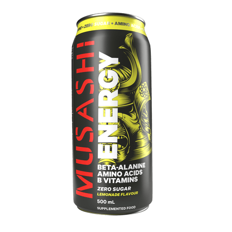 Musashi Energy Drink 500ml Lemonade / Single Can
