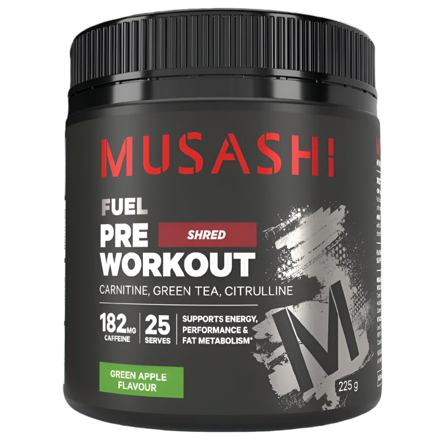 Musashi pre-workout supplement 