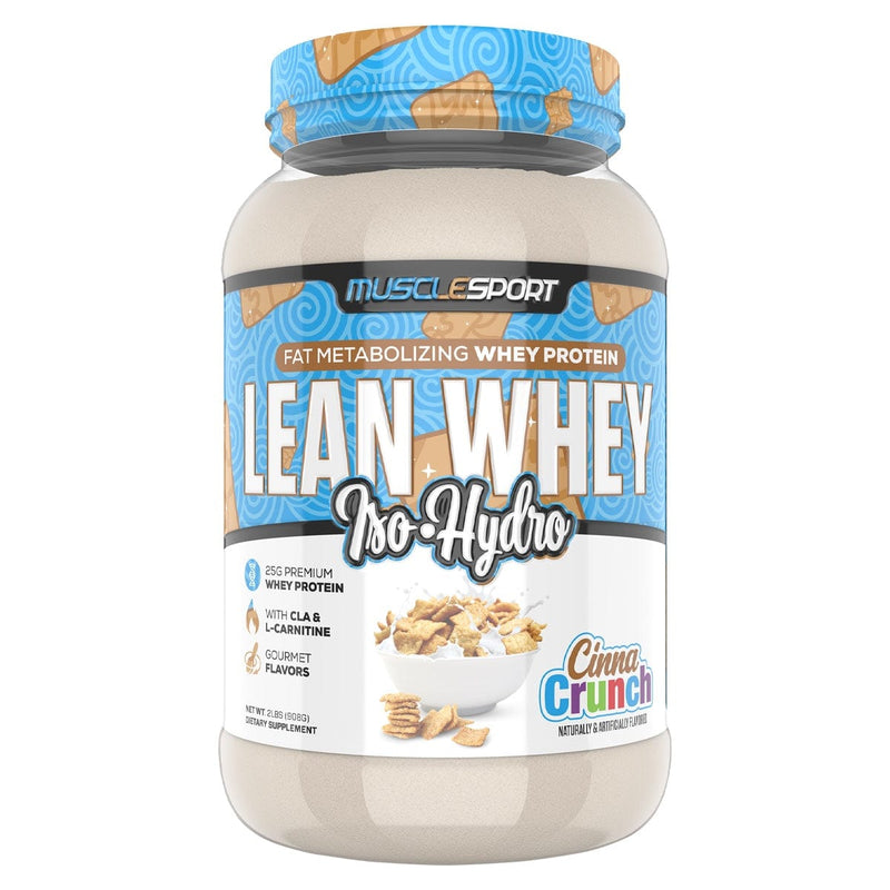 MuscleSport Lean Whey Iso Hydro Protein Powder – Sportsfuel Supplements NZ