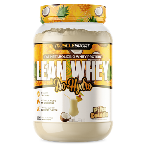 MuscleSport Lean Whey Iso Hydro Protein Powder