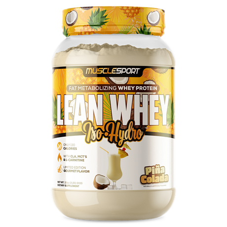 MuscleSport Lean Whey Iso Hydro Protein Powder