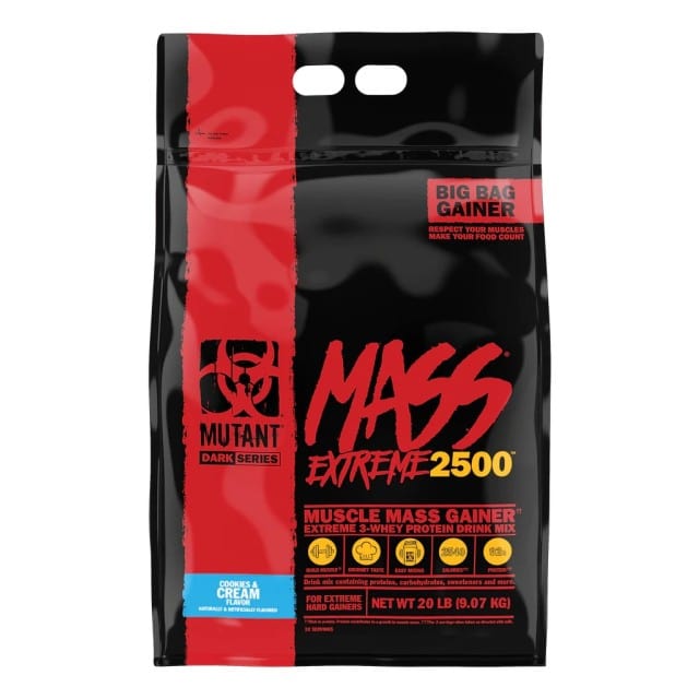 Mutant Mass Extreme 2500 20lb Cookies and Cream