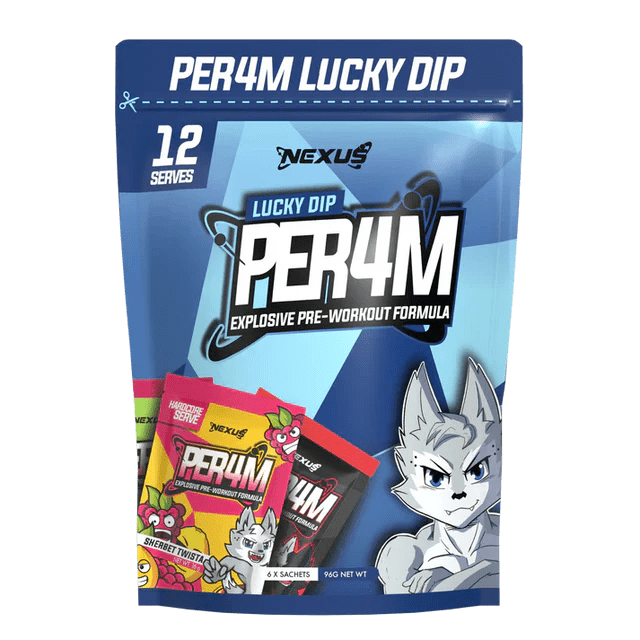 Nexus Per4m Lucky Dip 12 Serve Variety Pack *Gift*