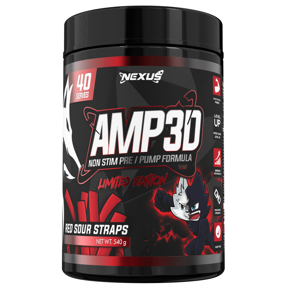 Nexus Sports Nutrition Amp3d Pump Formula Grape Explosion