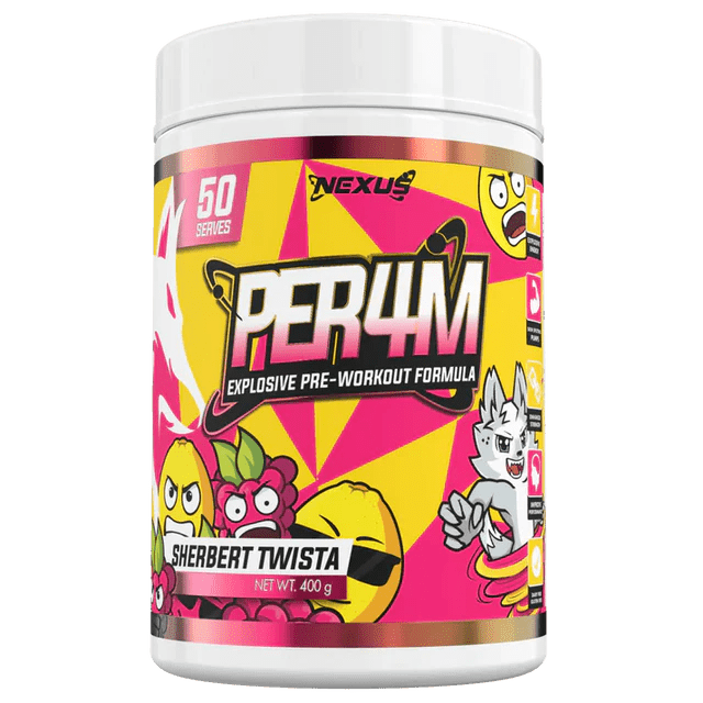 Nexus Sports Nutrition Per4m Pre-Workout Sherbt Twista