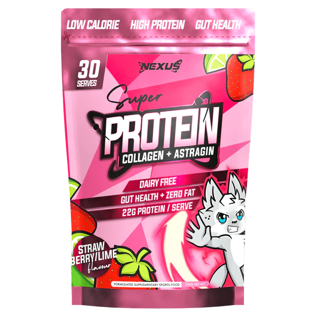 Nexus Sports Nutrition Super Protein Collagen Water Strawberry Lime