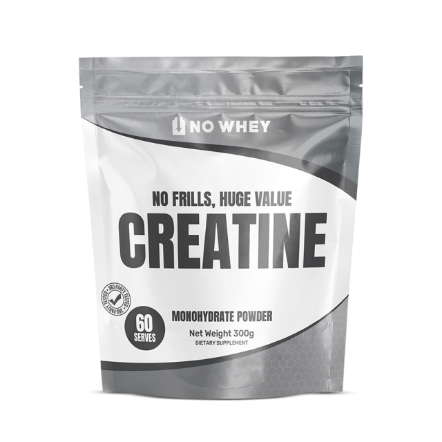 NoWhey Creatine Monohydrate Powder 300g *Gift*