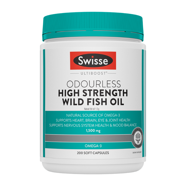 Ultiboost Odourless High Strength Wild Fish Oil Caps