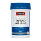 Ultiboost Odourless 4X Strength Wild Fish Oil Concentrate Caps