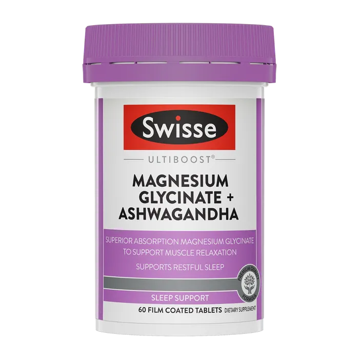 Ultiboost Magnesium Glycinate + Ashwagandha Caps
