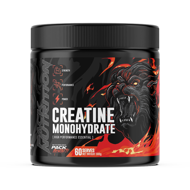 Pack Nutrition Creatine Monohydrate 300g Tub/Pouch *Gift*