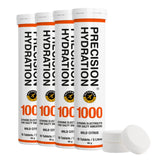 Four tubes of Precision Hydration 1000 on a white background