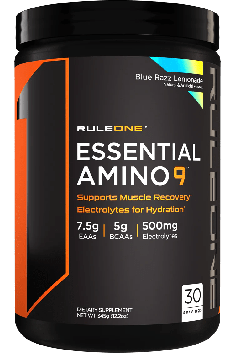 Rule 1 Essential Amino 9 Blue Razz Lemonade