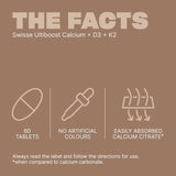 Ultiboost Calcium + D3 + K2 Caps