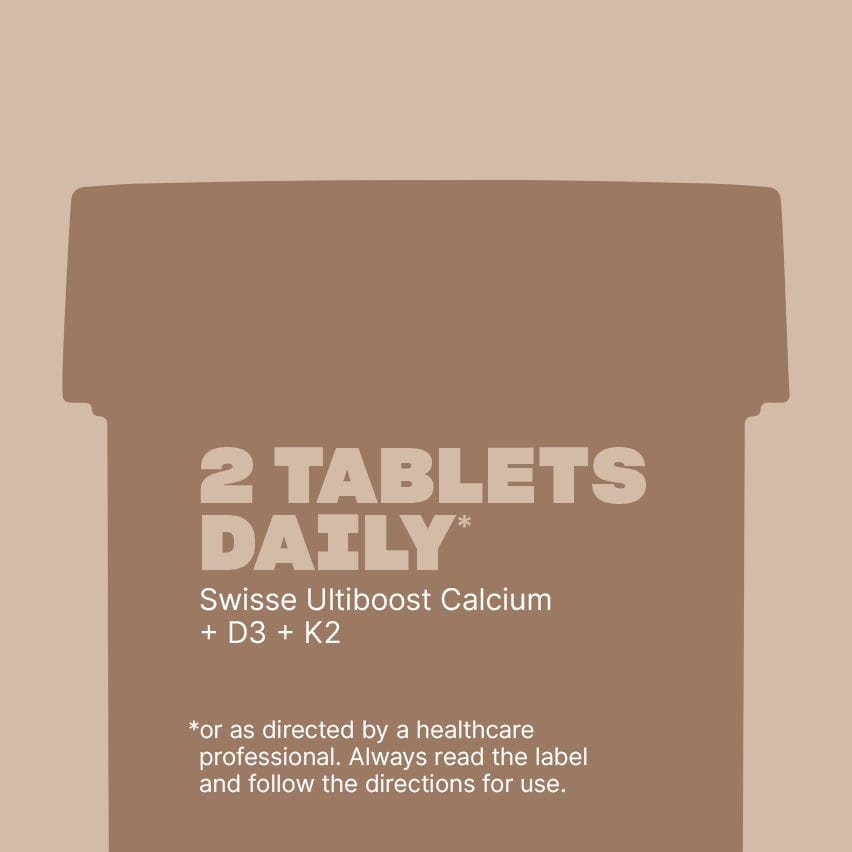 Ultiboost Calcium + D3 + K2 Caps