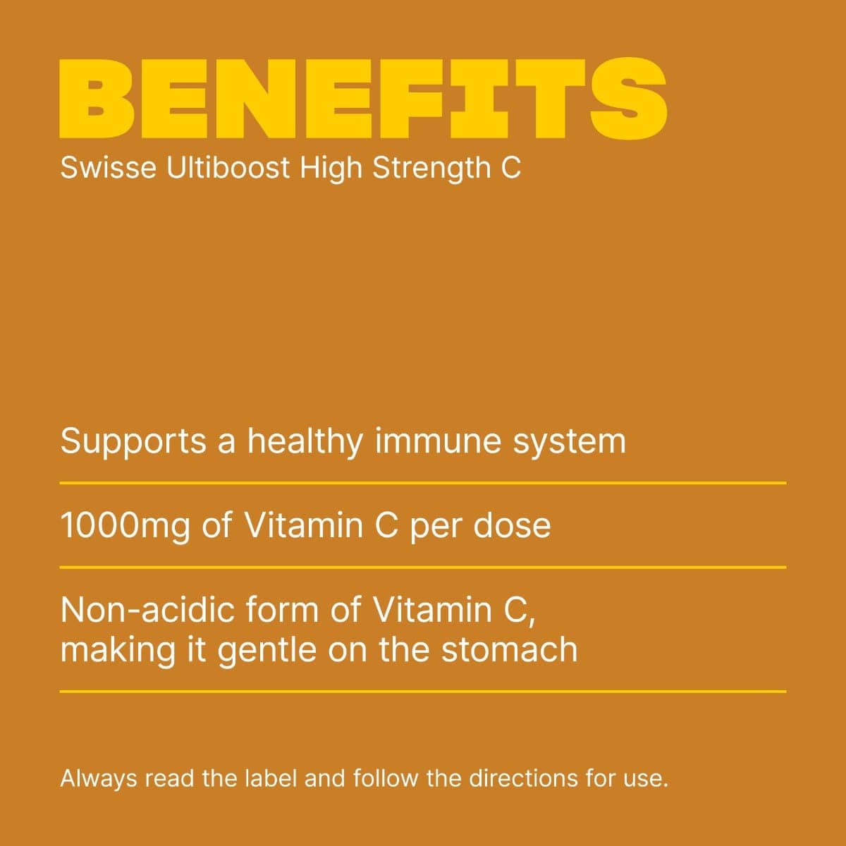 Swisse Ultiboost High Strength C Caps