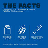 Ultiboost Odourless 4X Strength Wild Fish Oil Concentrate Caps