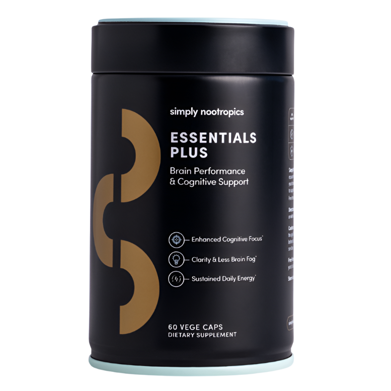 Simply Nootropics Essentials Plus Brain Performance and Cognitive Supp ...