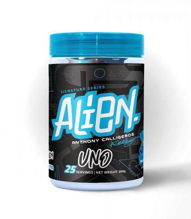 Alien Uno Pre-Workout Blue Bubblegum