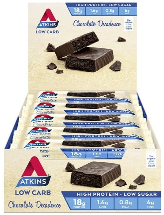 Atkins Advantage Protein Bars 15 Box Chocolate Decadence