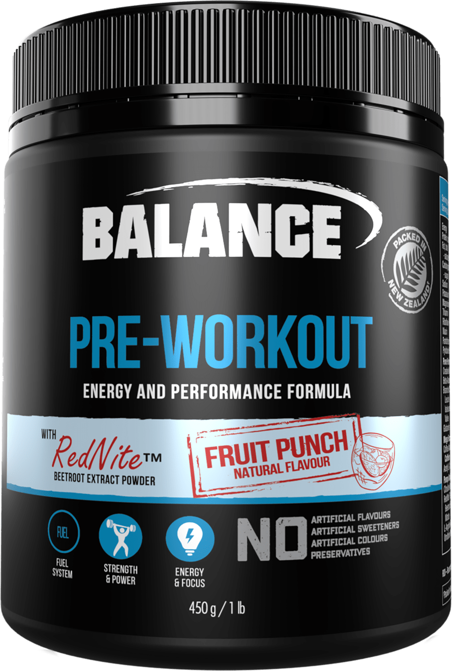 Balance Pre Workout 450g Fruitpunch