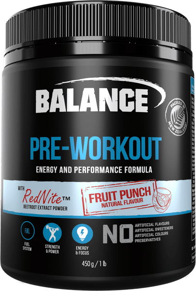 Balance Pre-Workout 450g – Sportsfuel Supplements NZ