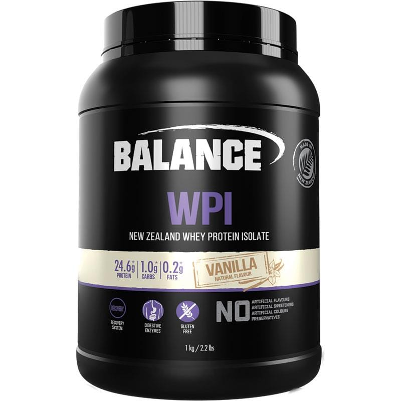 Balance WPI Whey Protein Isolate 1kg – Sportsfuel Supplements NZ