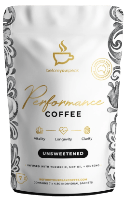 Before You Speak High Performance Coffee Trial Pouch Unsweetened / 7 Serves