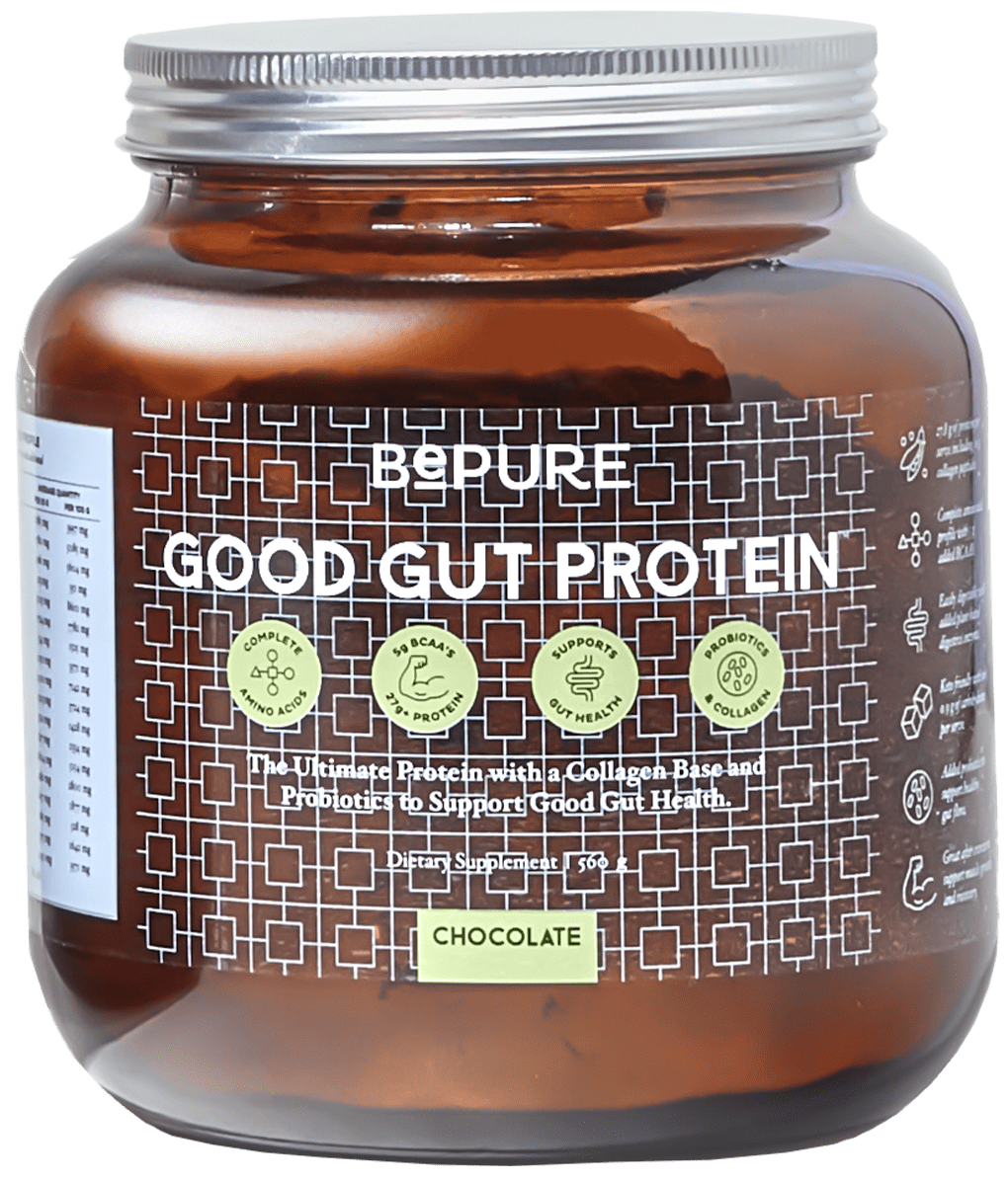 BePure Good Gut Protein Chocolate / Glass Jar