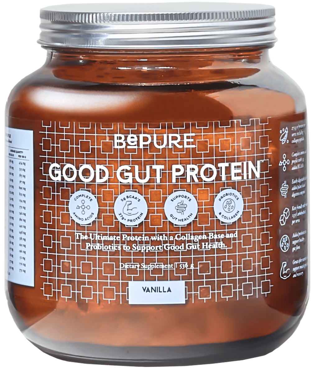 BePure Good Gut Protein Vanilla / Glass Jar