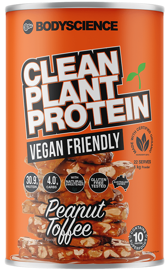 BSC Clean Plant Protein 1kg Peanut Toffee