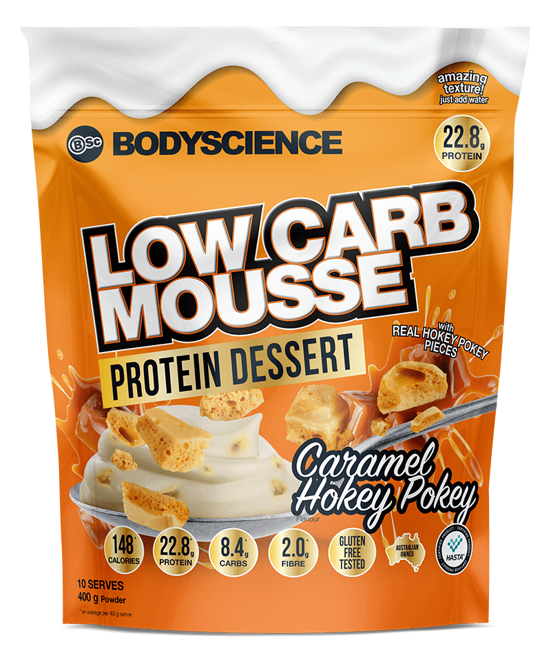 BSC Low Carb Mousse Protein Dessert Caramel Hokey Pokey *Coming Soon*