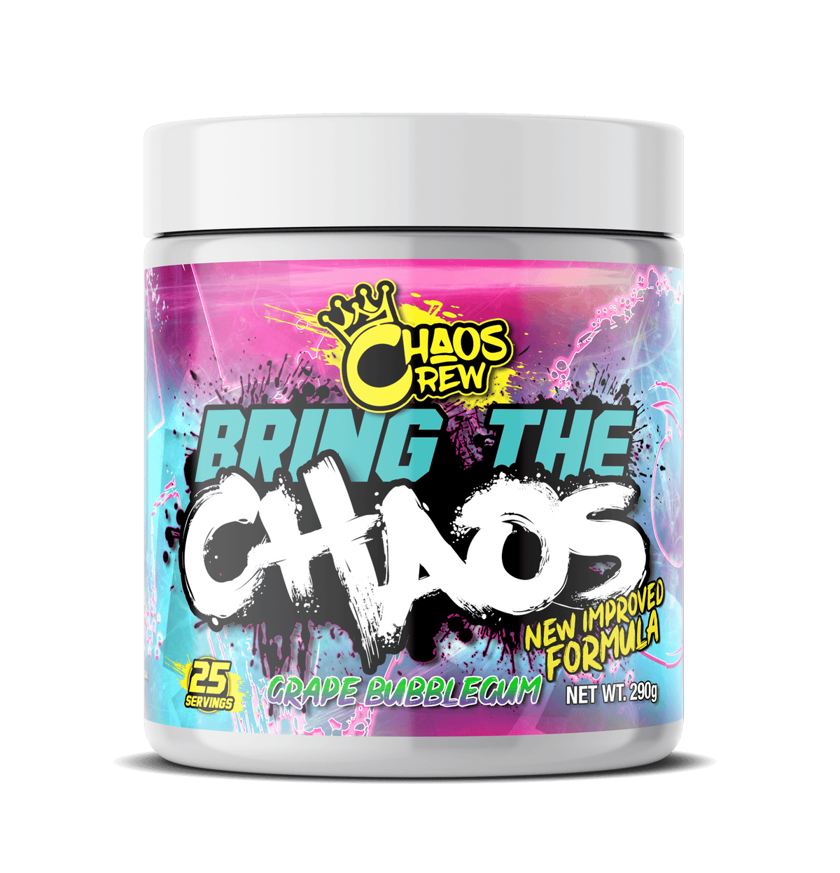 Chaos Crew Bring The Chaos Pre Workout Grape Bubblegum
