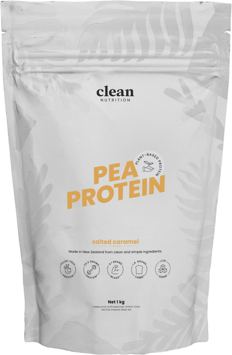 Clean Nutrition Pea Protein 1kg Salted Caramel