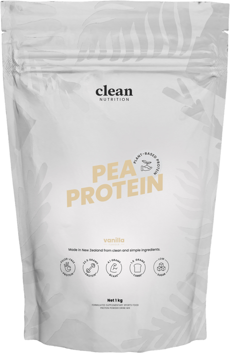 Clean Nutrition Pea Protein 1kg Vanilla
