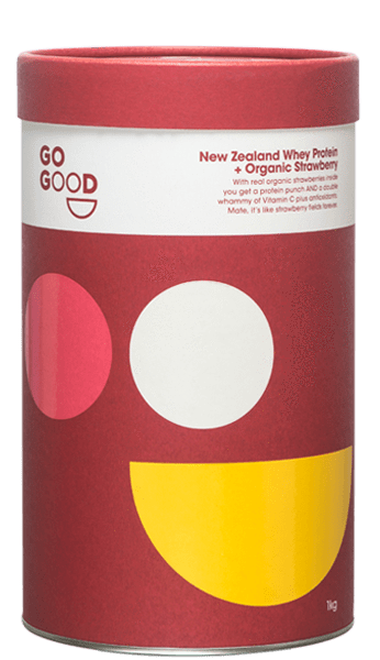 Go Good Whey Protein 1kg Strawberry