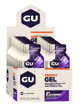 GU Energy Gel 24 Box Jet Blackberry