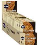 GU Energy Stroopwafel Box of 16 Caramel Coffee