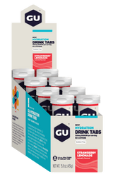 GU Hydration Drink Tabs Strawberry Lemonade / 8 Tubes (Value Box)