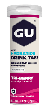 GU Hydration Drink Tabs Triberry / Single Tube (12 Tabs)