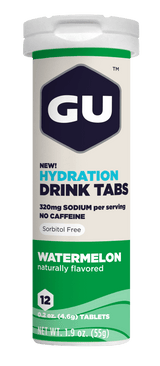 GU Hydration Drink Tabs Watermelon / Single Tube (12 Tabs)