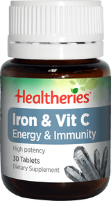 Healtheries Iron & Vit C Tablets 30 Tabs