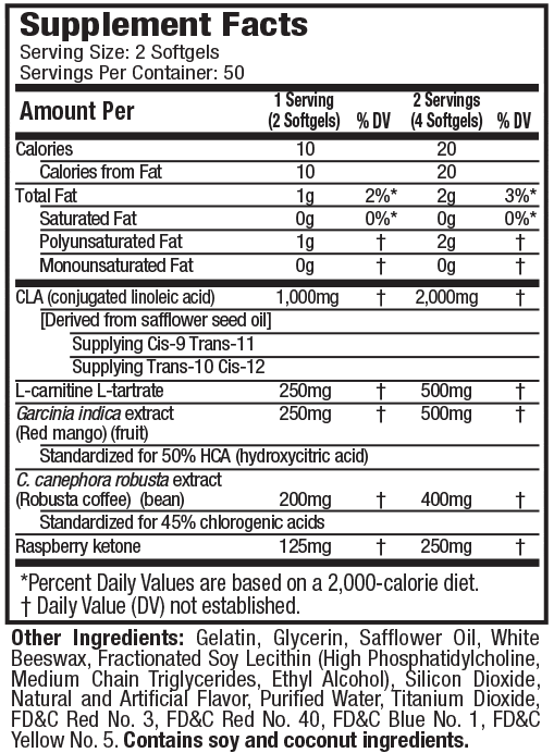 Hydroxycut Hardcore CLA Elite 100 caps
