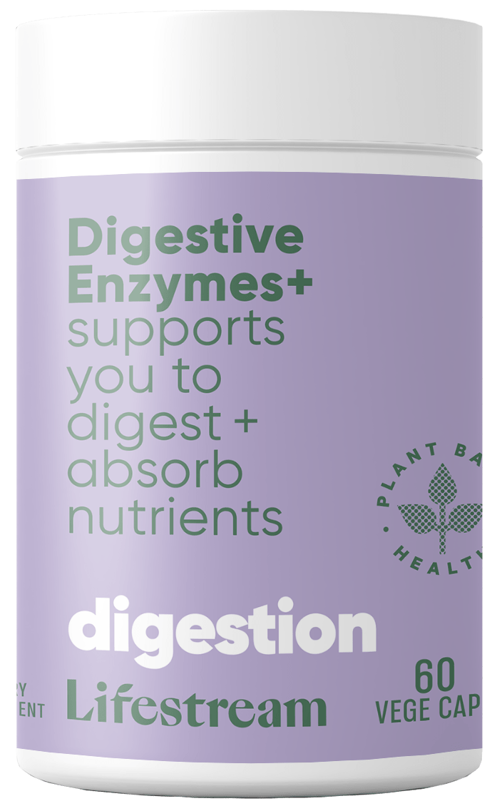 Lifestream Digestive Enzymes+ - 60 Capsules