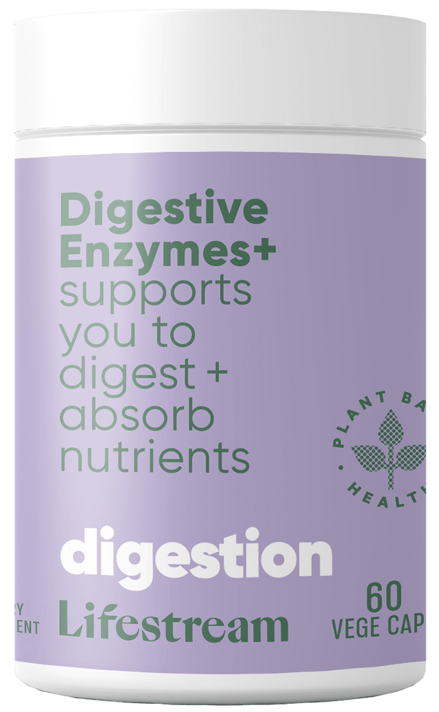 Lifestream Digestive Enzymes+ - 60 Capsules