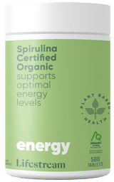 Lifestream Spirulina Certified Organic - 500 Tablets