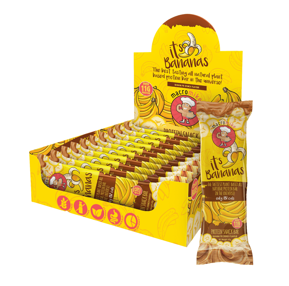 Macro Mike Protein Bars Its Bananas