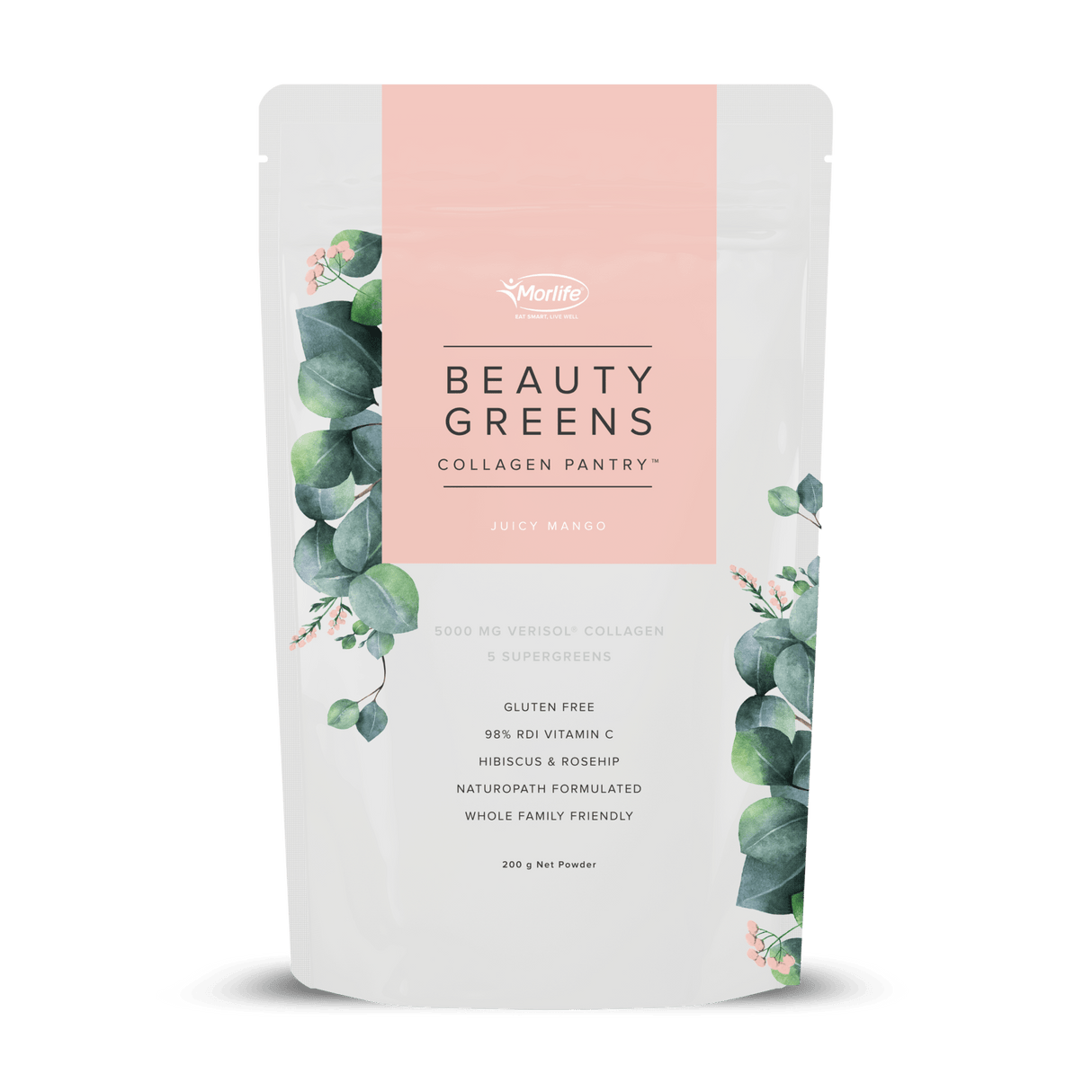 Morlife Beauty Greens 200g / Juicy Mango